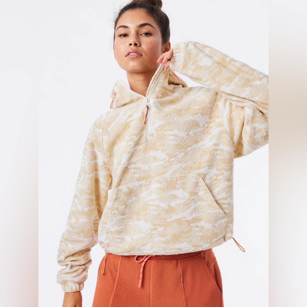Outdoor Voices Primi Fleece 1/4 Zip Hoodie